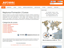 Tablet Screenshot of neptunosformacion.com
